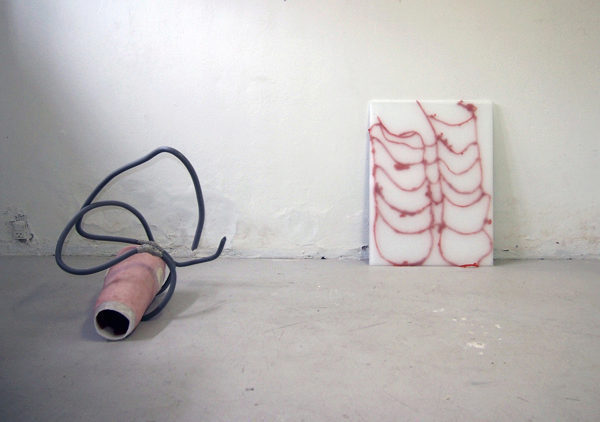 Nanna Riis Andersen: Tunnel shaped space, 2016, mixed material